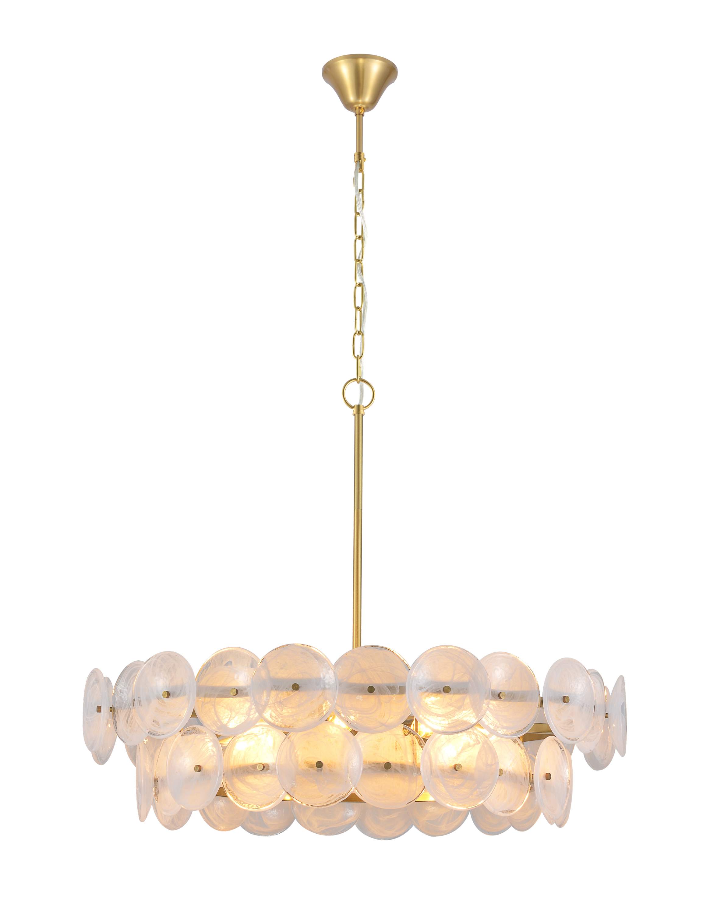 Żyrandol SD2239-8 Chmurka szklana