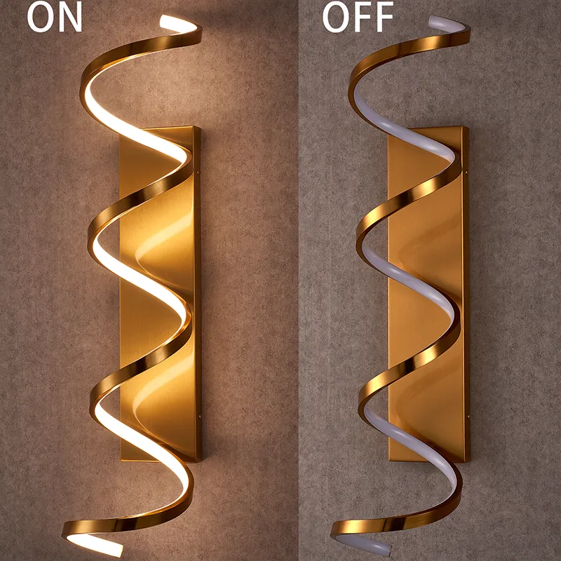 Modern Led Spiral Wall Sconce